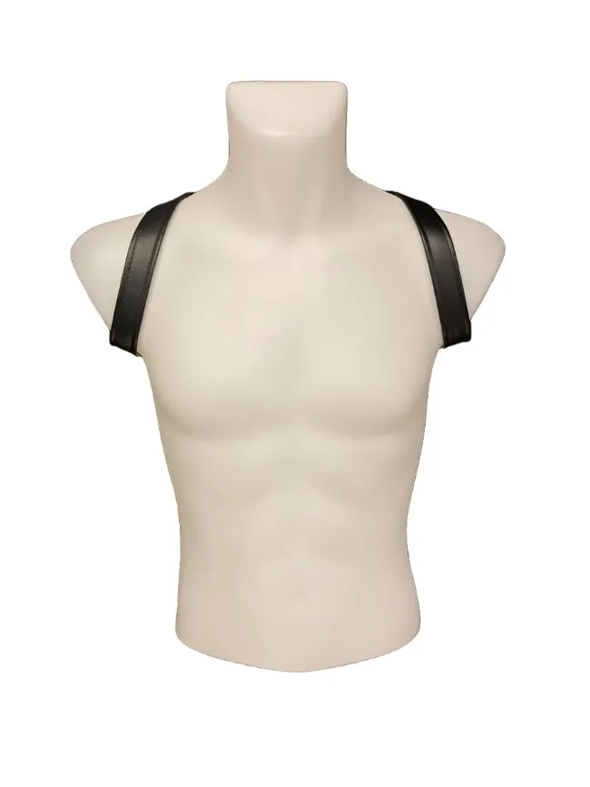 Harness - Back Strap with Black Snaps - Large