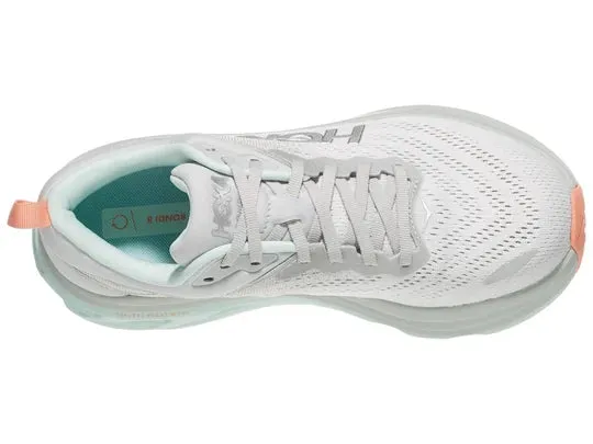 Hoka | Bondi 8 | Women's | Stardust/Aqua Breeze