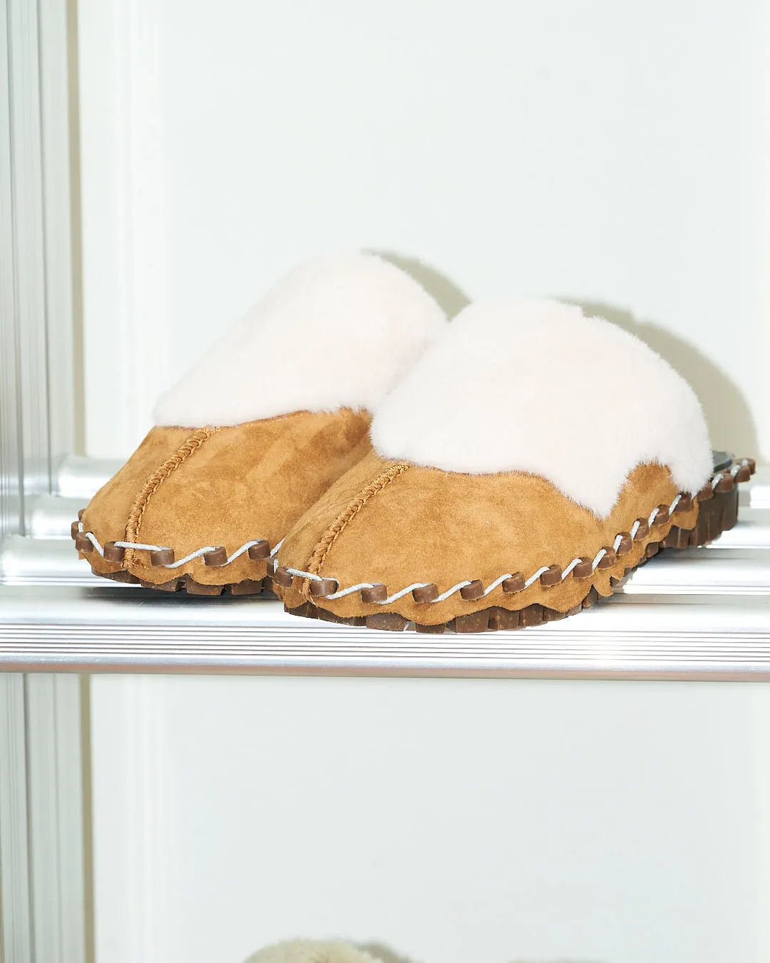 KT23A-SH【Wave Boa Slip-On】#BEIGE