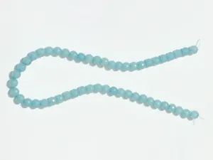 Light Pastel Blue Circular Plastic Beads - 10 mm