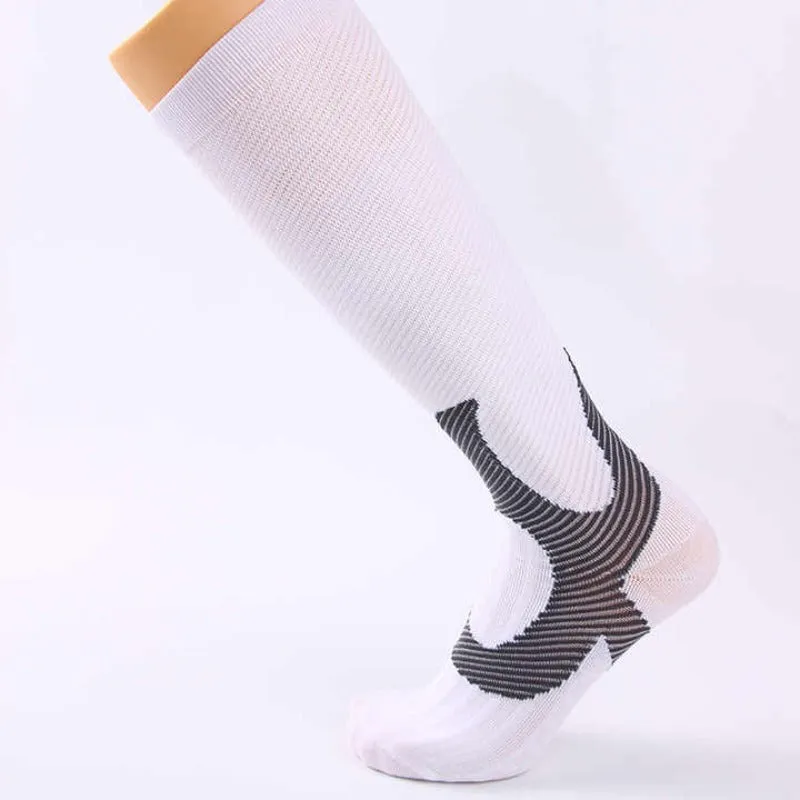 OCW Unisex Socks Arch Support Breathable Non Slip Cuff Reinforced Heel Compression Socks