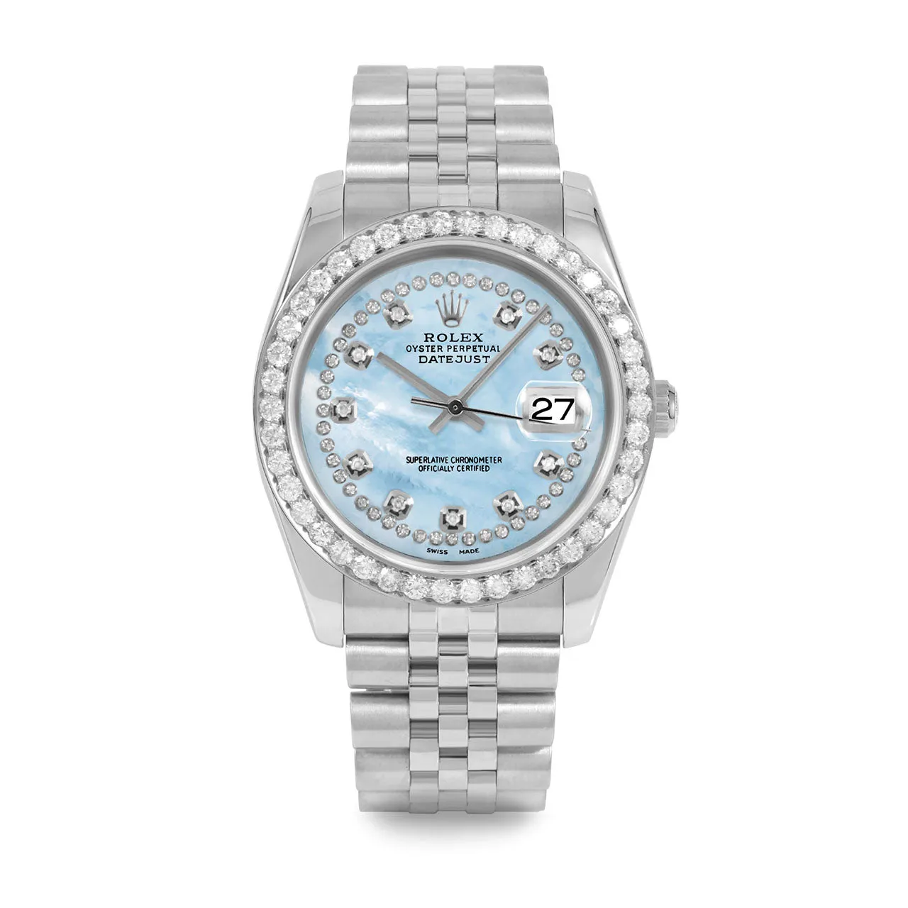 Rolex Datejust 36mm | 116234-LBMOP-STRD-25CT-JBL