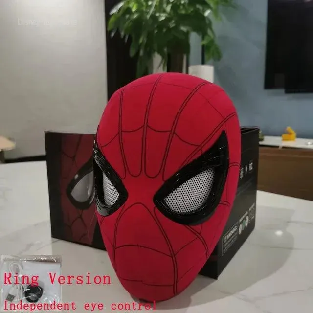 SpiderVision Luxe Mask: Spider-Man Mask with Moving Eyes
