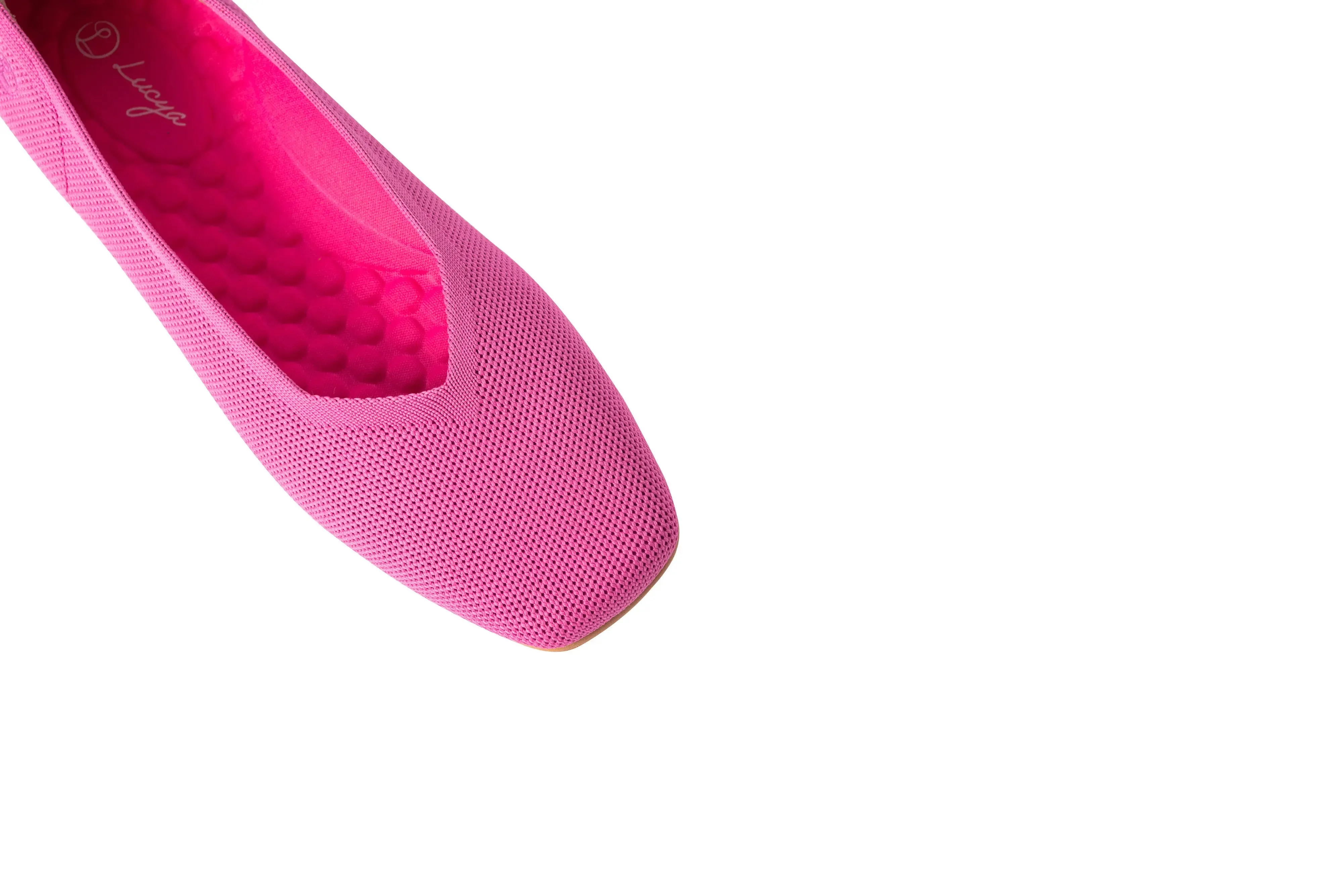 Una Flats | Square-Toe V-Cut